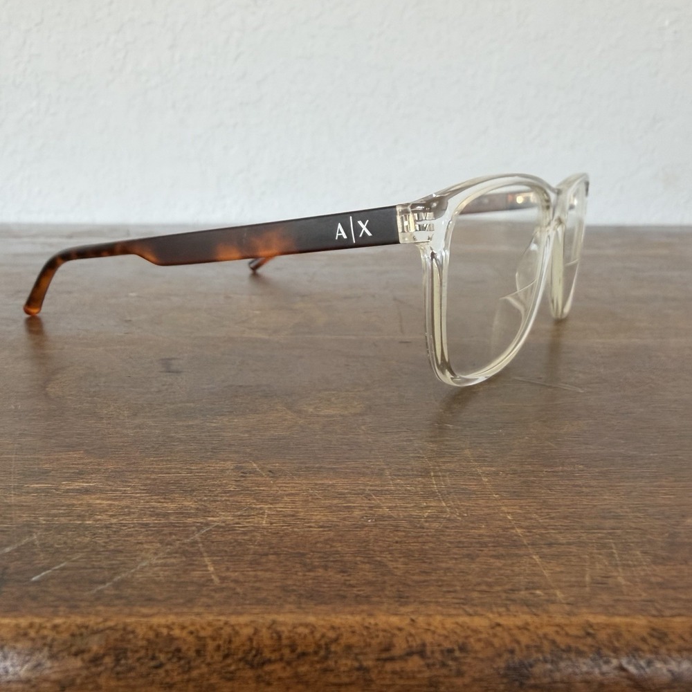 ARMANI‎ EXCHANGE AX3048 8235 Eyeglasses Clear Tortoise 54-17-140mm FRAMES ONLY